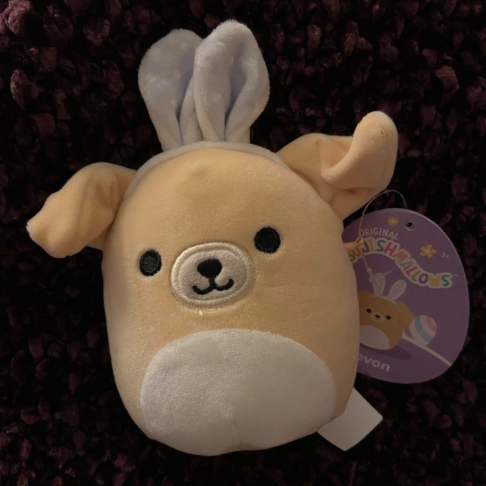 Stevon the Golden Retriever with Bunny Ears 5' Easter 2023 Squishmallow NWT
